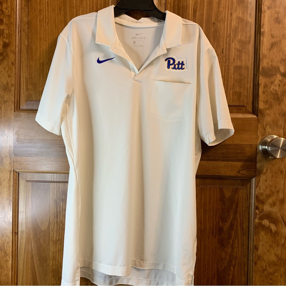 Men’s PITT Panthers Nike Dri fit size medium polo shirt